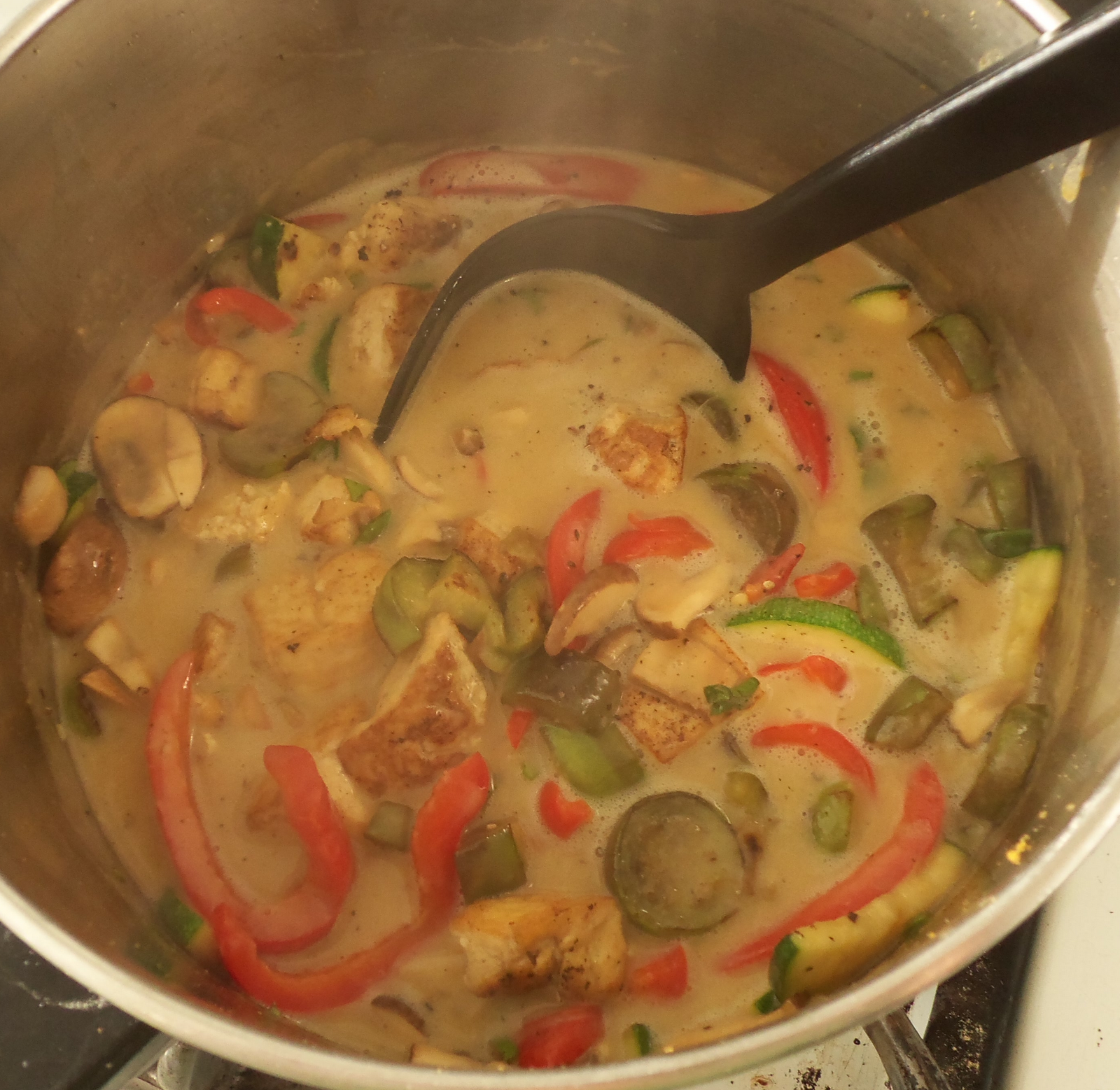 herb n studies: Thai Eggplant Green Curry
