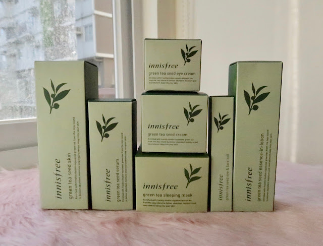 Innisfree Green Tea Seed skin care review
