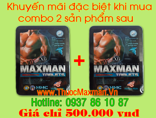 Thuốc Maxman giúp cường dương, quan hệ lâu và tăng khoái cảm khi "yêu" Thuoc-cuong-duong-maxman-3800mg-khuyen-mai-2-hop-gia-500-ngan