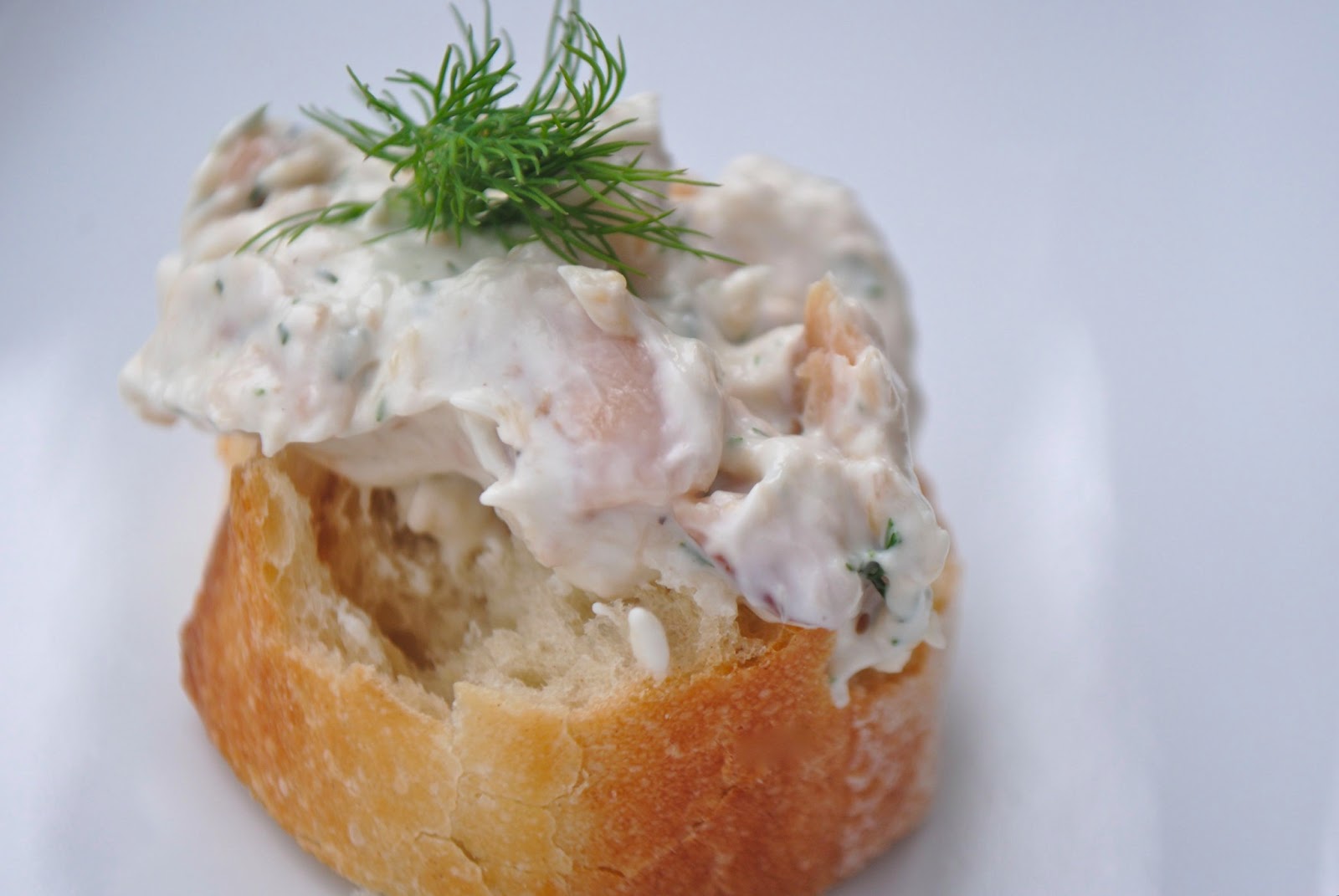 Recipe Doodle SMOKED TROUT HORSERADISH DIP and OATCAKES and EDAMAME