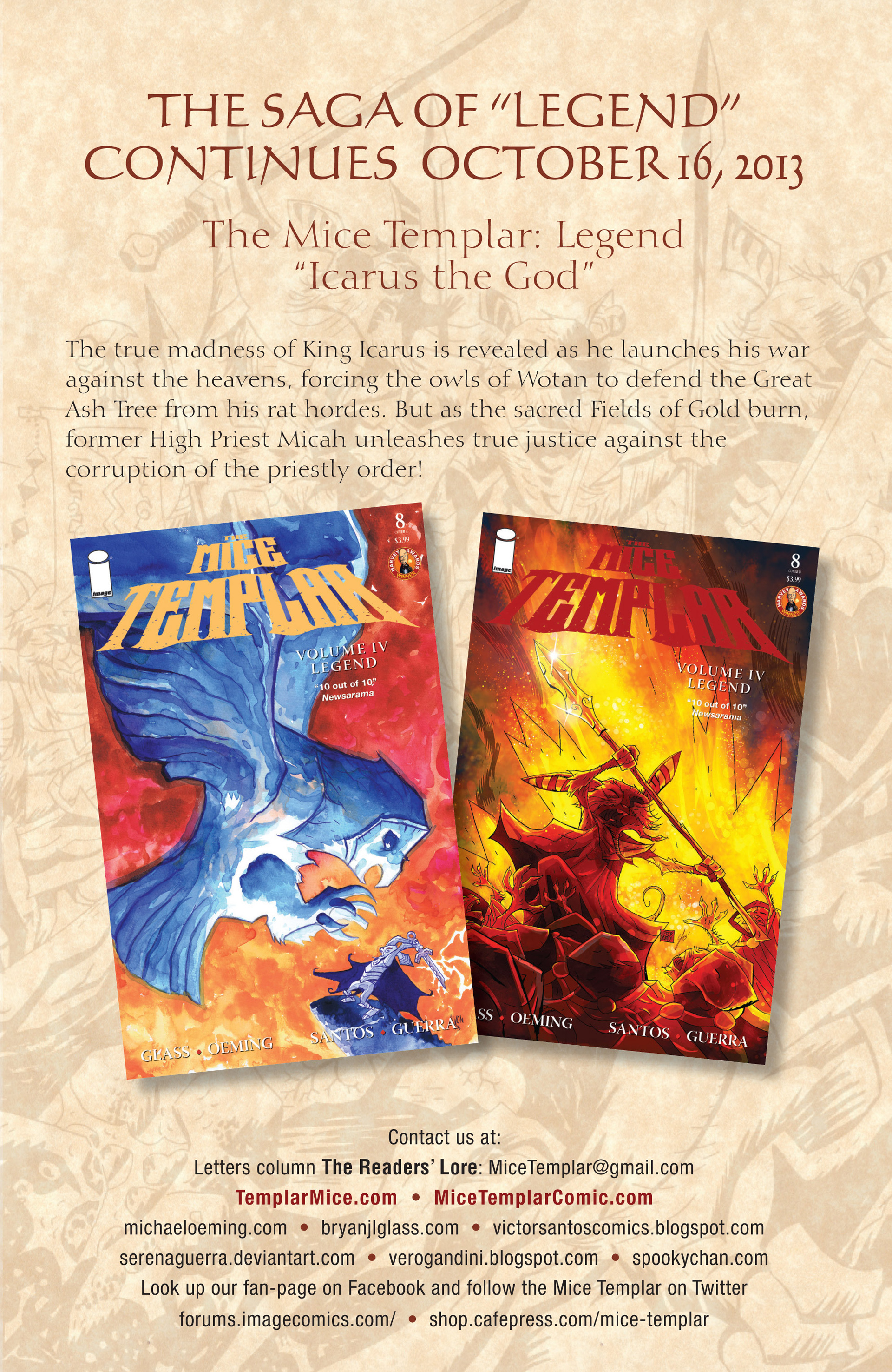 Read online The Mice Templar Volume 4: Legend comic -  Issue #7 - 32