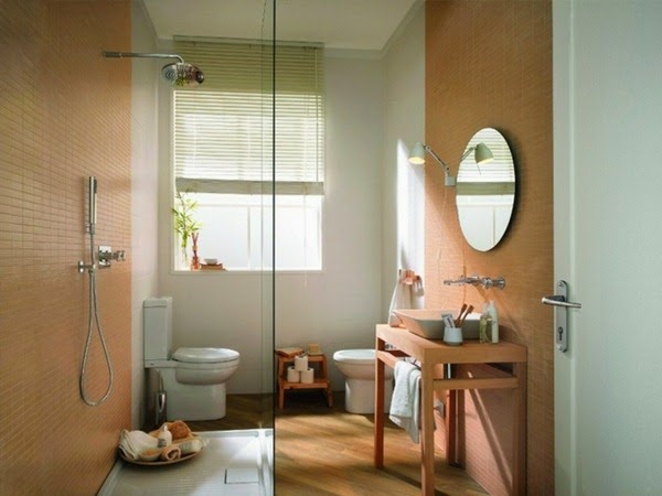 Modern bathroom tiles oasis in neutral colors