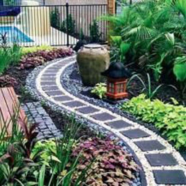 26 Cool Pebble Design Ideas for Your Courtyard Garden Design