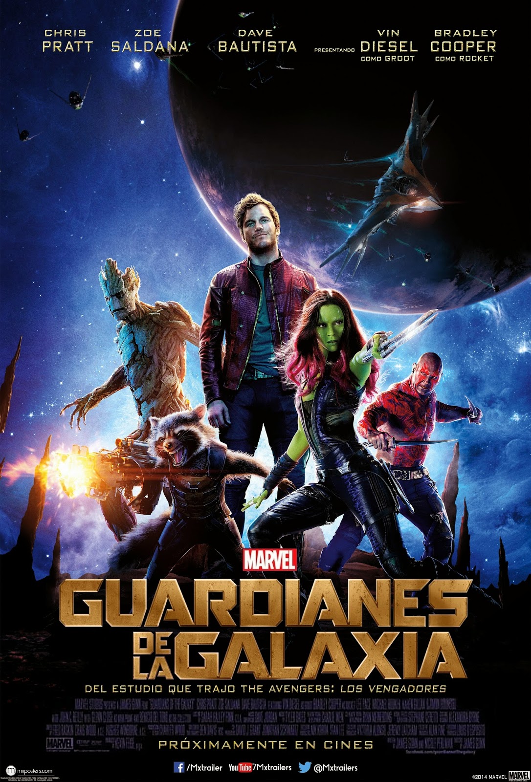 Guardianes De La Galaxia 2014 