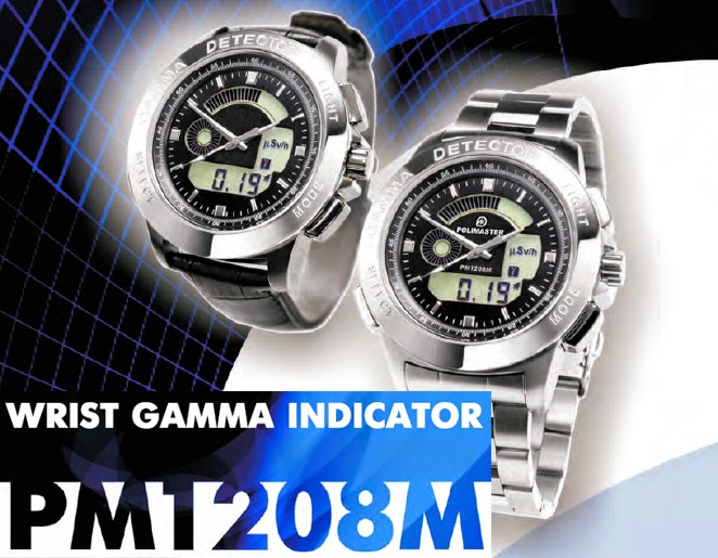 Wristwatch gamma radiation indicator 手錶型伽瑪射線偵測器 PM1208M