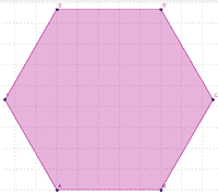 Hexágono en Geogebra