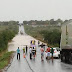 BR 110 teve tráfego interrompido por cerca de seis horas devido ao forte temporal