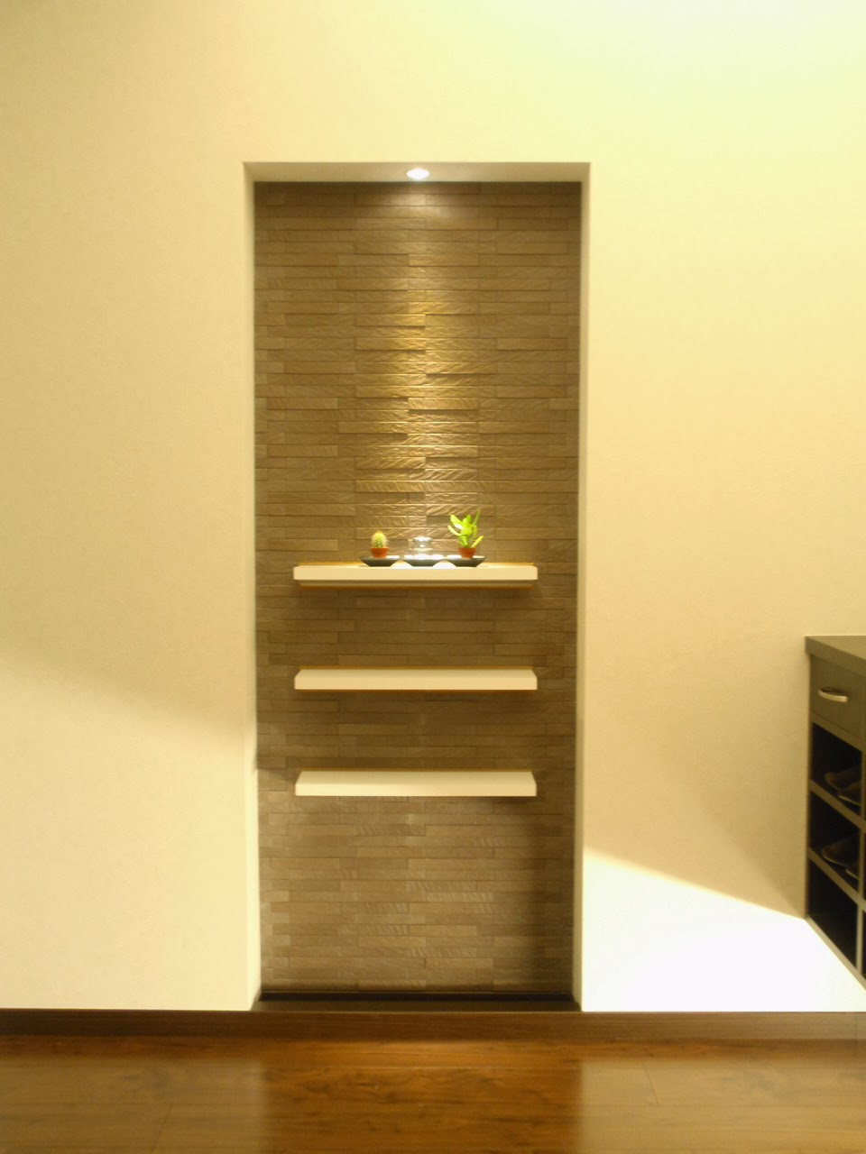 このか生活 玄関ホールと照明