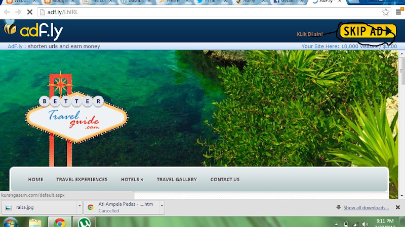 Cara melewati adf.ly