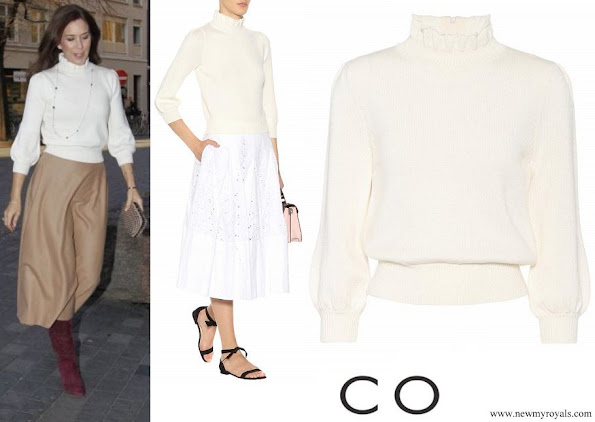Crown Princess Mary wore CO essential wool sweater