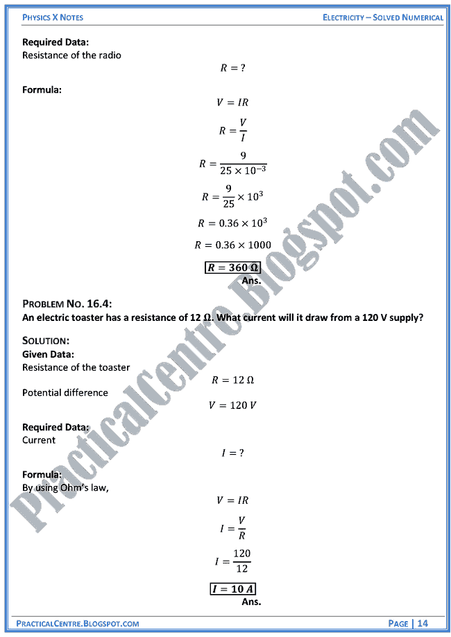 electricity-solved-numericals-example-and-problem-physics-x