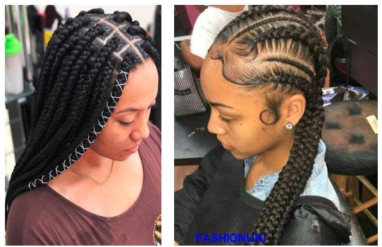 21 Chic Afro Box Braids Hairstyles 2019 With Accessories