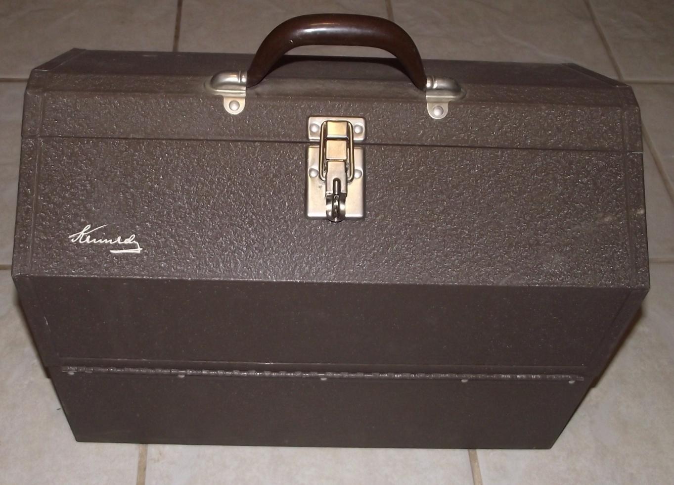 Just A Car Guy: NOS Kennedy tackle box, still in the original packaging.  Was just bought for 35 bucks (not by me!)
