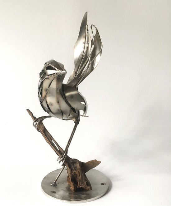 As esculturas de animais metálicos de Georgie Seccull Georgie Seccull arte esculturas metálicas de animais sucata