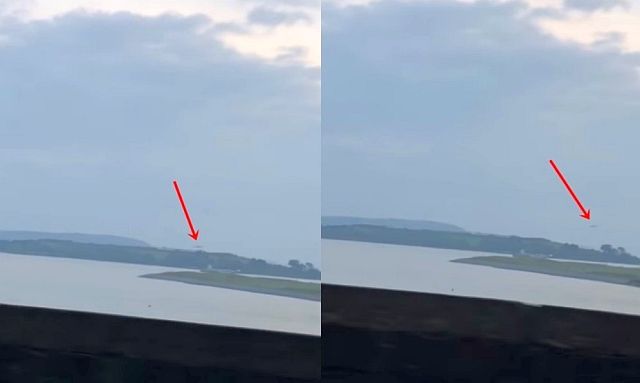 UFO News ~ Cigar-Shaped UFO hanging in the sky over Spike Island, Cork, Ireland plus MORE Cigar-shaped%2BUFO%2BIreland