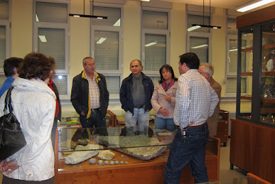 Visita de socios de Grucomi al Museo de Geología de Oviedo