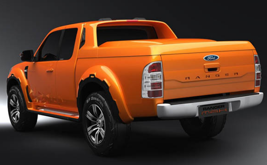 2018 Ford Ranger Rear draw Concept