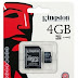 Memoria MicroSd Kingston 4GB Clase 4