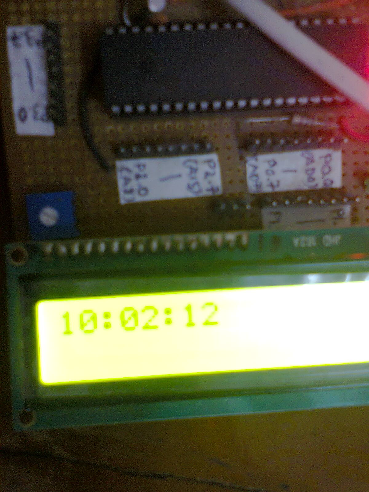 pandya electronics how to make a digital clock with 8051 and without RTC