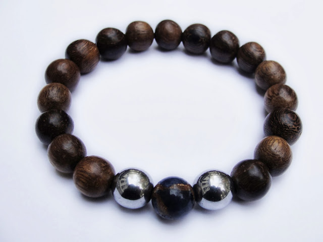 New- Boybeads Anniversary Collection Wood Bead Bracelets