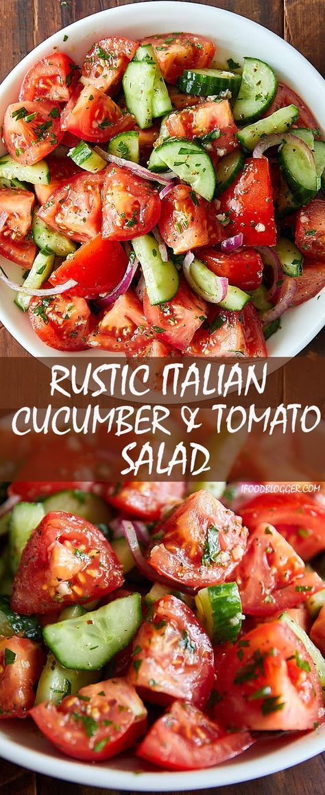  Rustic Cucumber And Tomato Salad Recipes