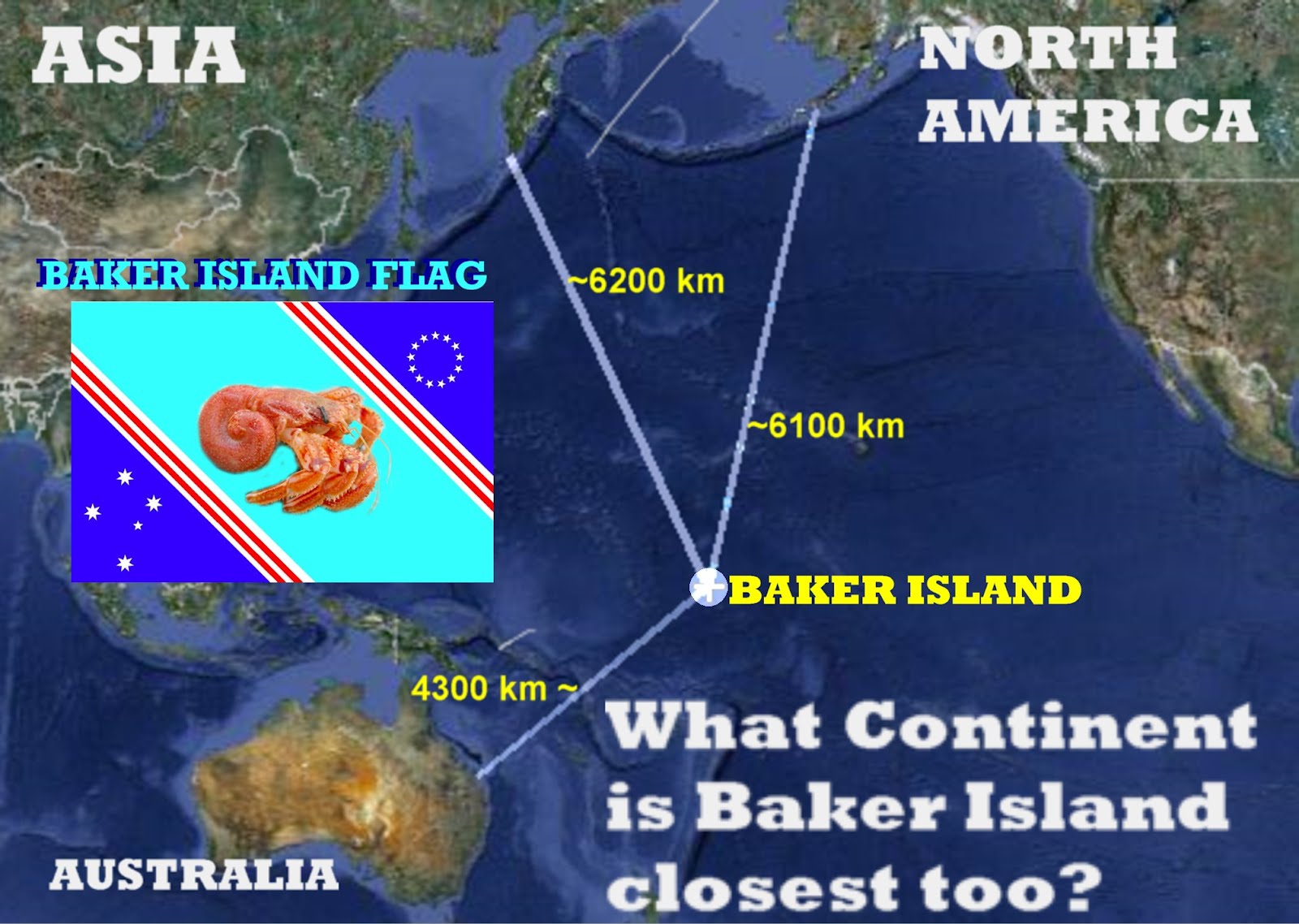 The Voice of Vexillology, Flags & Heraldry Baker Island Flag 2.0 a