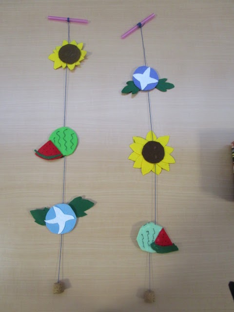 熊谷市の介護施設 はなぶさ苑のブログ 通所リハビリ ８月の手工芸をご紹介します