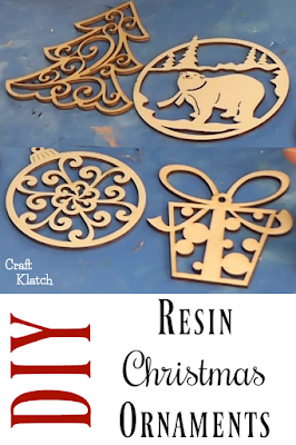 Learn how to create beautiful wood and resin Christmas ornaments! #howto #diy #diys #craft #crafts #crafting #howto #resin #resincrafts #handmade #homedecor #decor #makeover #makeovers #redo #repurpose #unique #christmas #christmasdecor