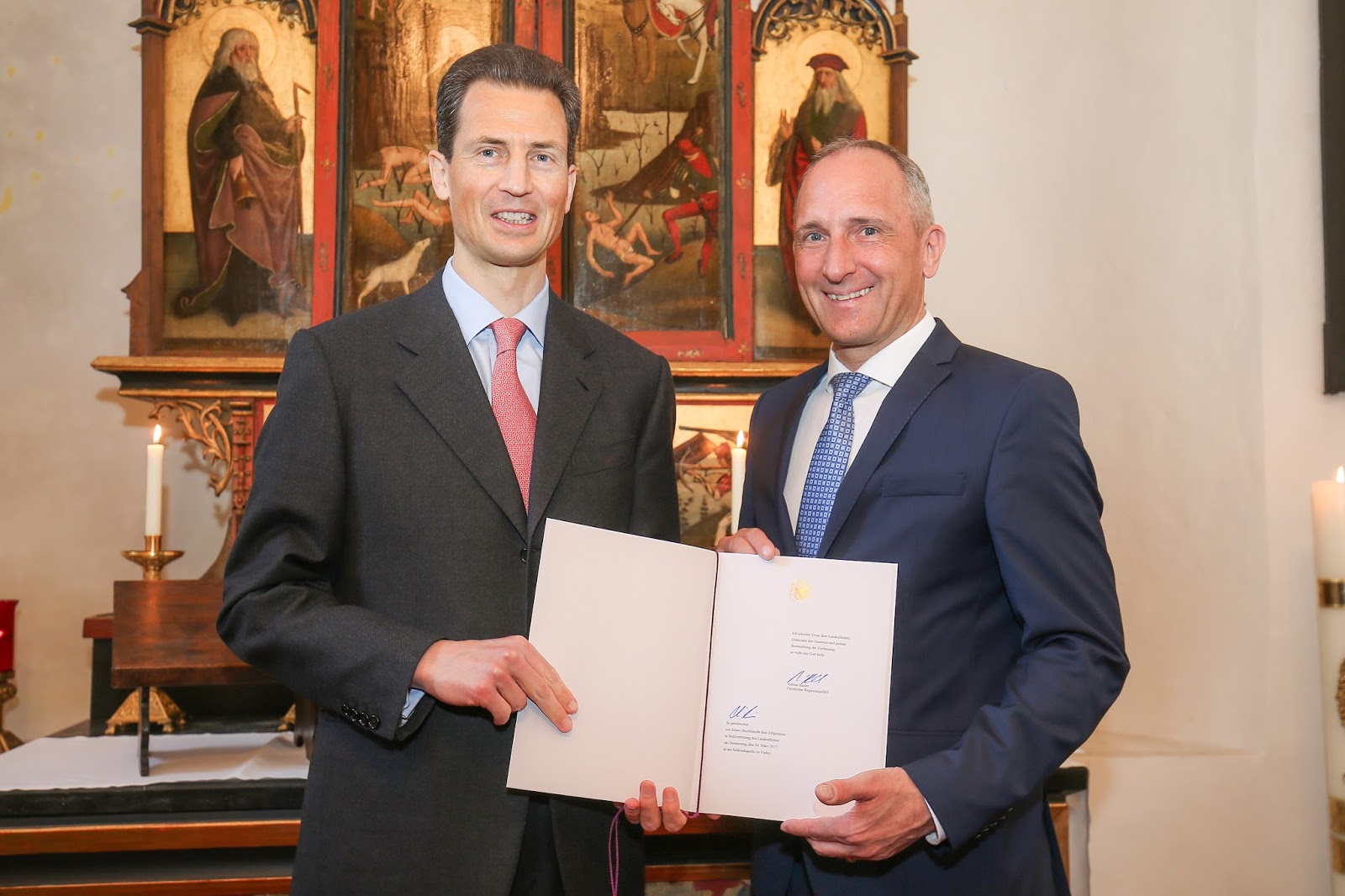 Hereditary Prince Opens Parliament, Swears In Officials