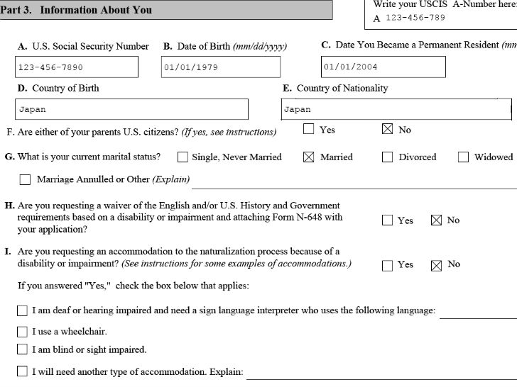 N400 Additional Sheets Sample Pdf Template