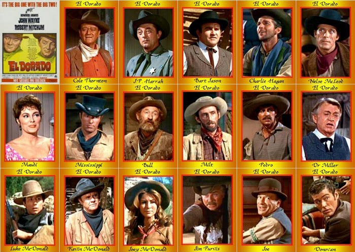 Travis Simpkins: El Dorado (1966): John Wayne, Robert Mitchum, James