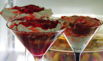 Fresas con mousse