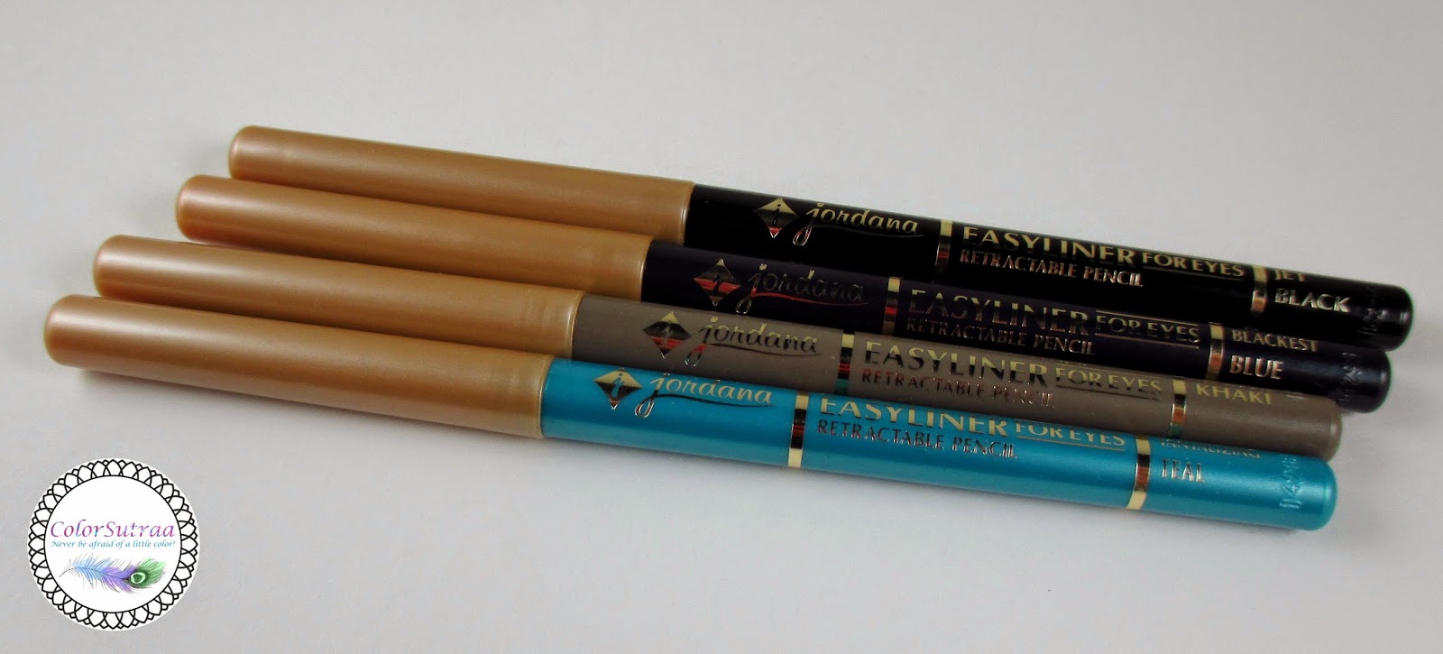 JORDANA Easyliners for Eyes and Lips (NEW shades for 2015) Swatches