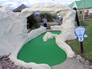 Adventure Golf Course at the Pleasure Beach Gardens in Great Yarmouth