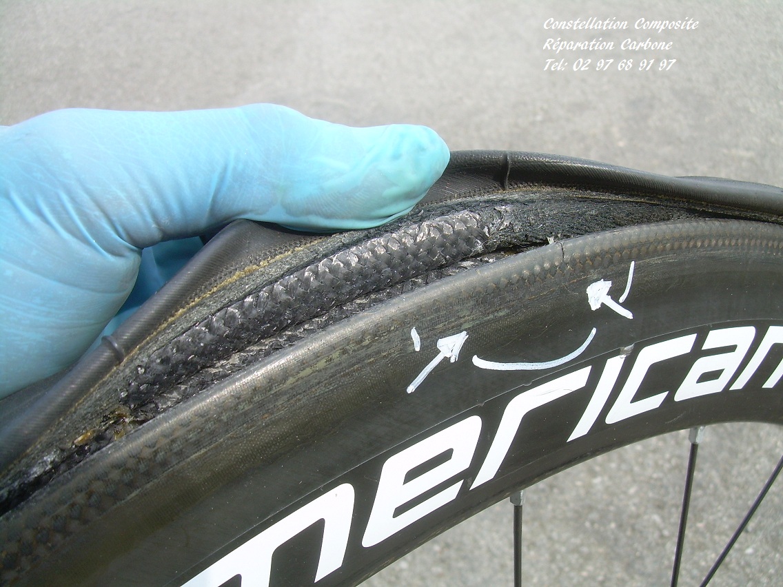 comment reparer roue carbone