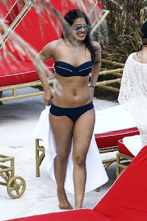 Priyanka Chopra in Blue Bikini
