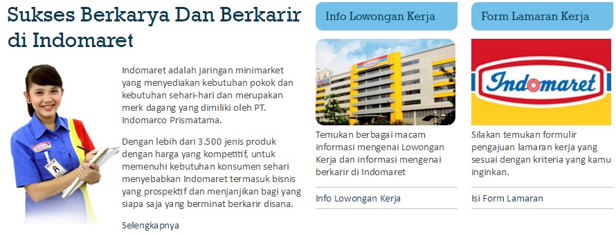 Loker Terbaru 2020 Lowongan Kerja Indomaret Kabupaten