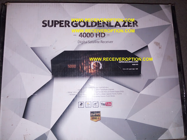 SUPER GOLDEN LAZER 4000 HD RECEIVER BISS KEY OPTION