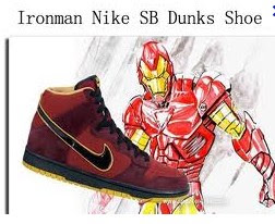 Superhero Iron Man Nike Dunks