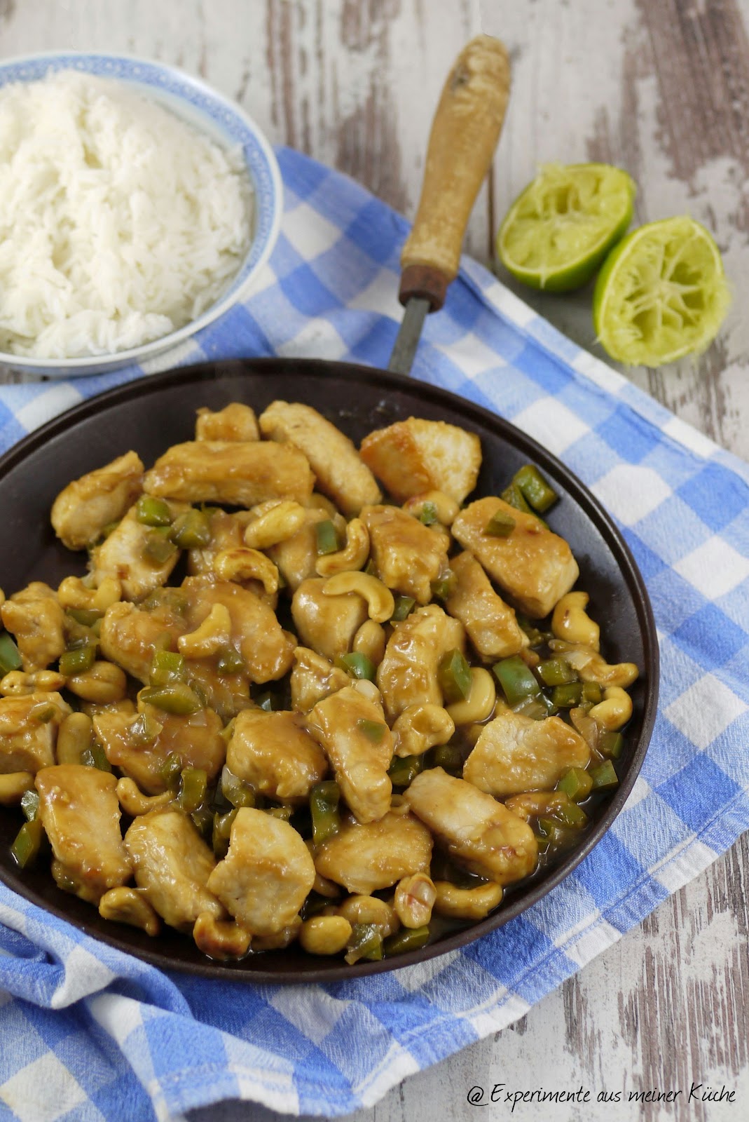 Experimente aus meiner Küche: Asiatische Hähnchenpfanne mit Cashewkernen