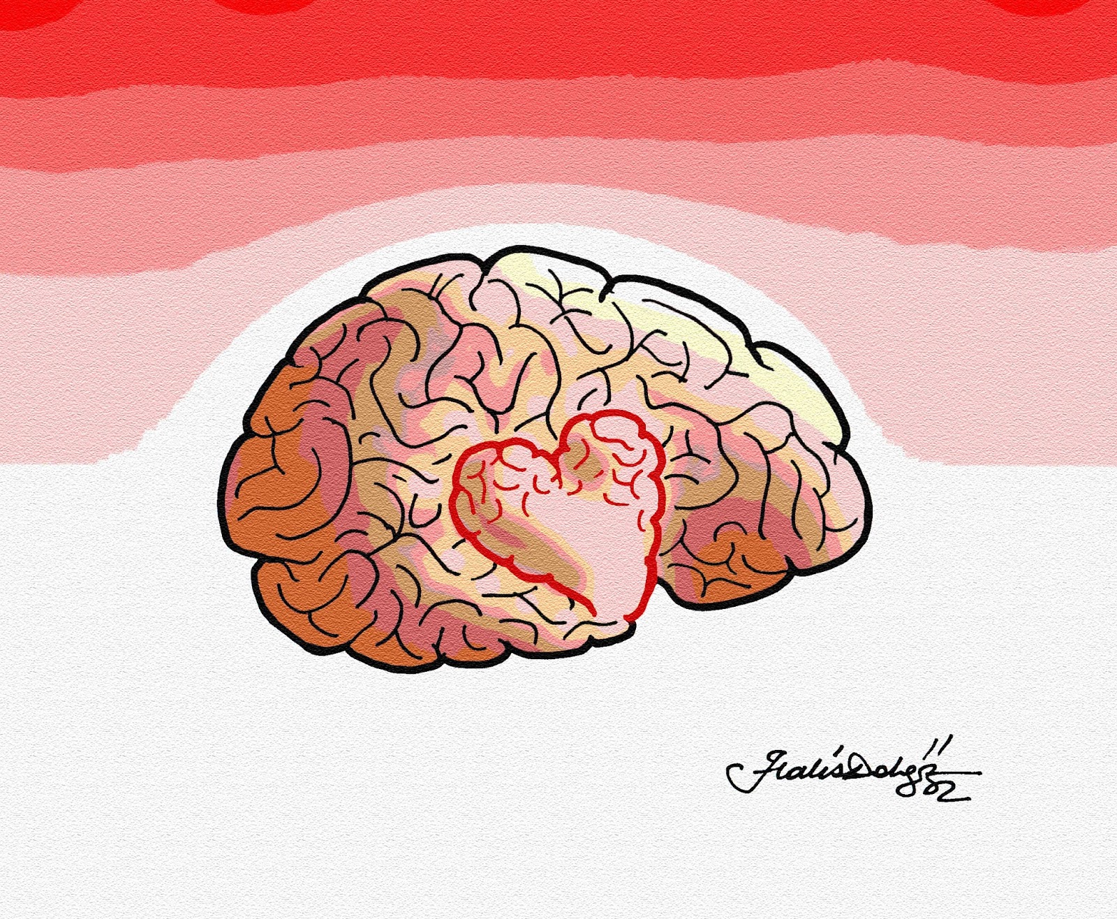 Heart and brain. Мозг нарисованный. Мозг картинка. Мозг рисунок.