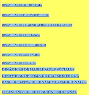  126 DINÁMICAS DE EDUCACIÓN EMOCIONAL