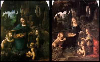 Da Vinci, obras, La virgen de las rocas.