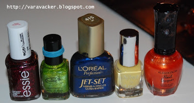nagellack, nail polish, essie, kleancolor, color cub, viva la diva, loreal