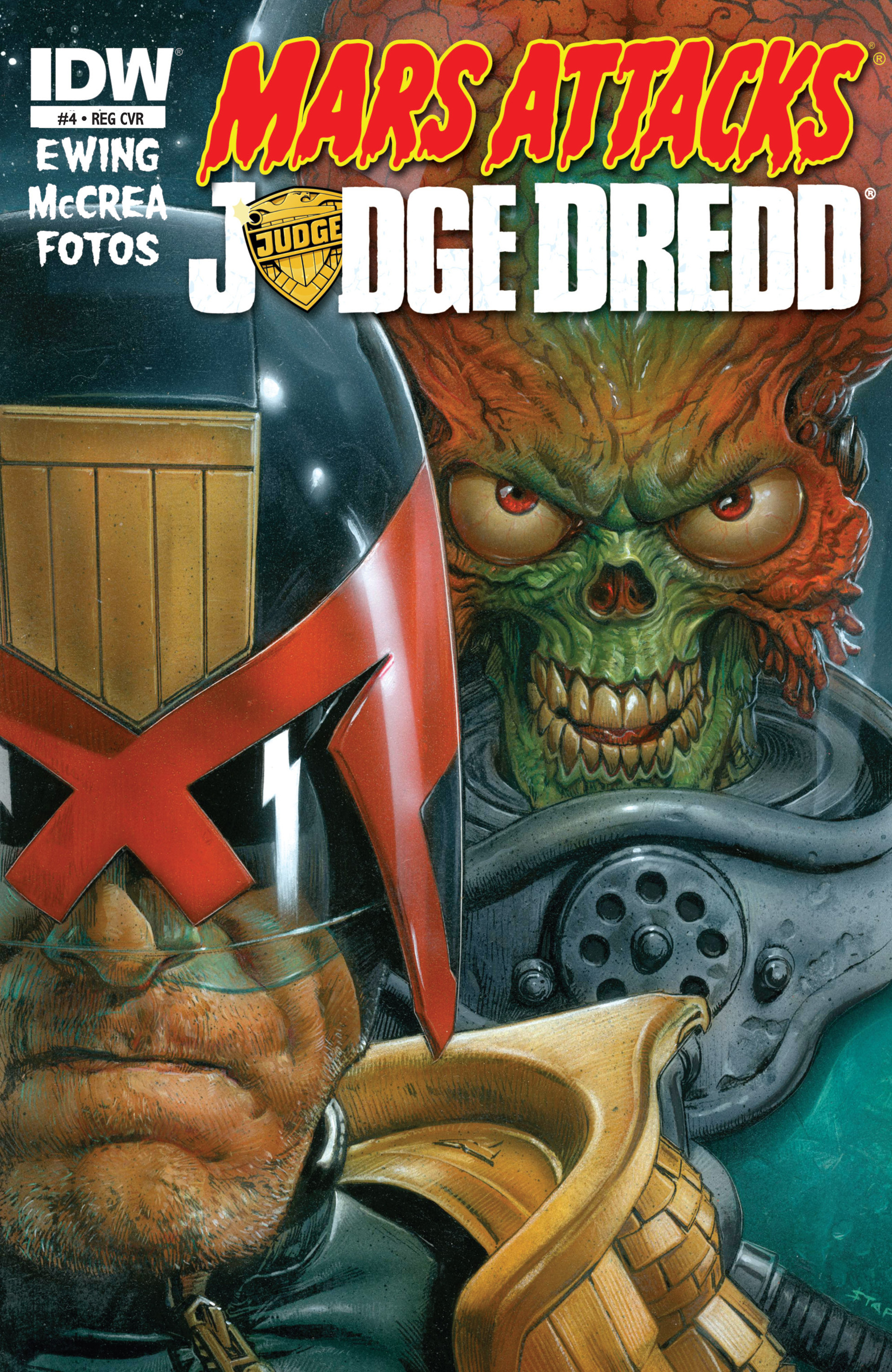 Read online Mars Attacks Judge Dredd comic -  Issue #4 - 1