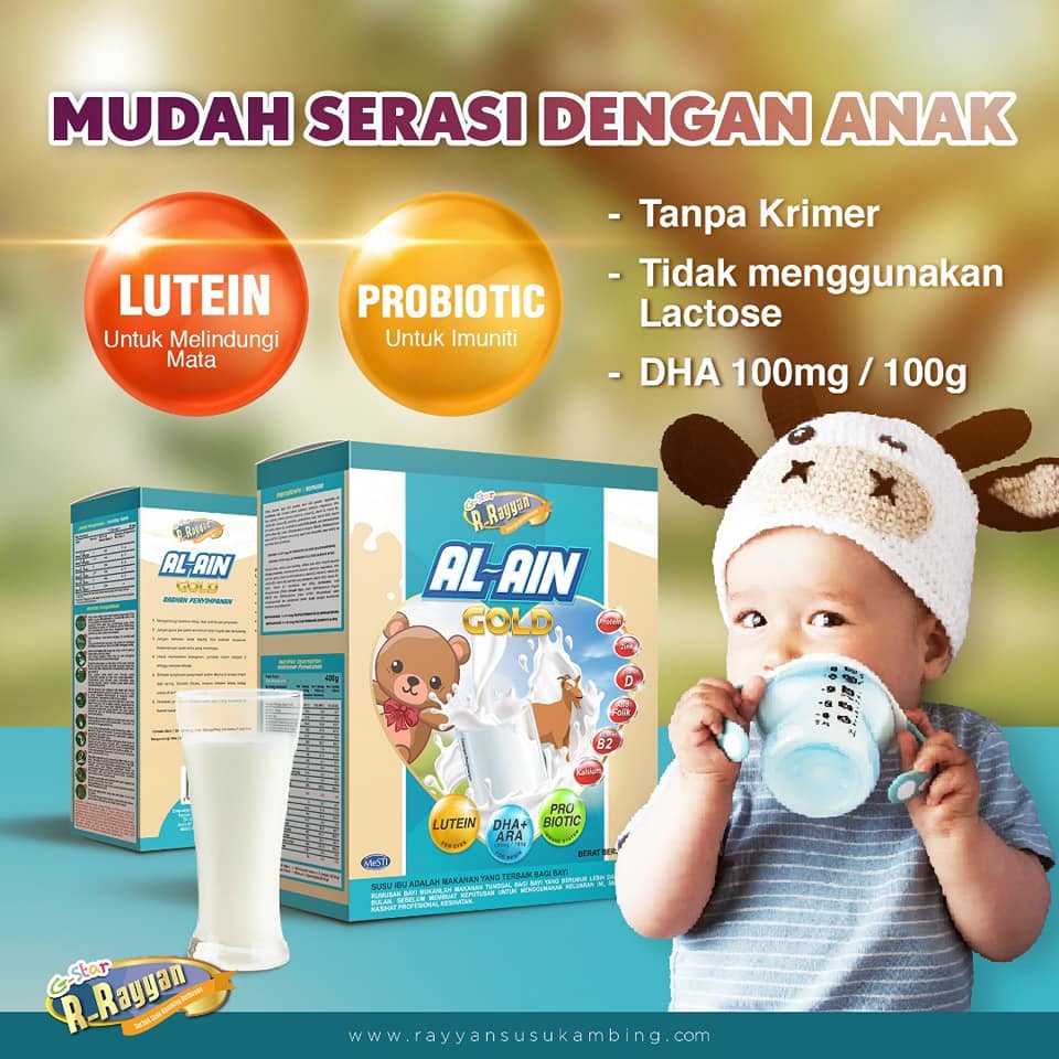 Susu Kambing R Rayyan Rawat Sembelit Ekzema Kahak Berat Badan Bayi Susu Kambing R Rayyan Dan Mocha Hazel Kurma Delima Hazel