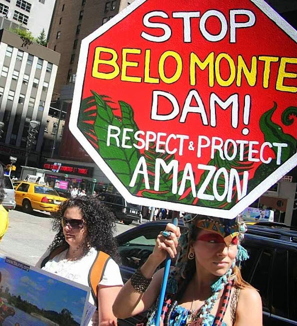 Manifestação em New York contra Belo Monte. Ambientalismo pode inviabilizar o futuro energético do Brasil