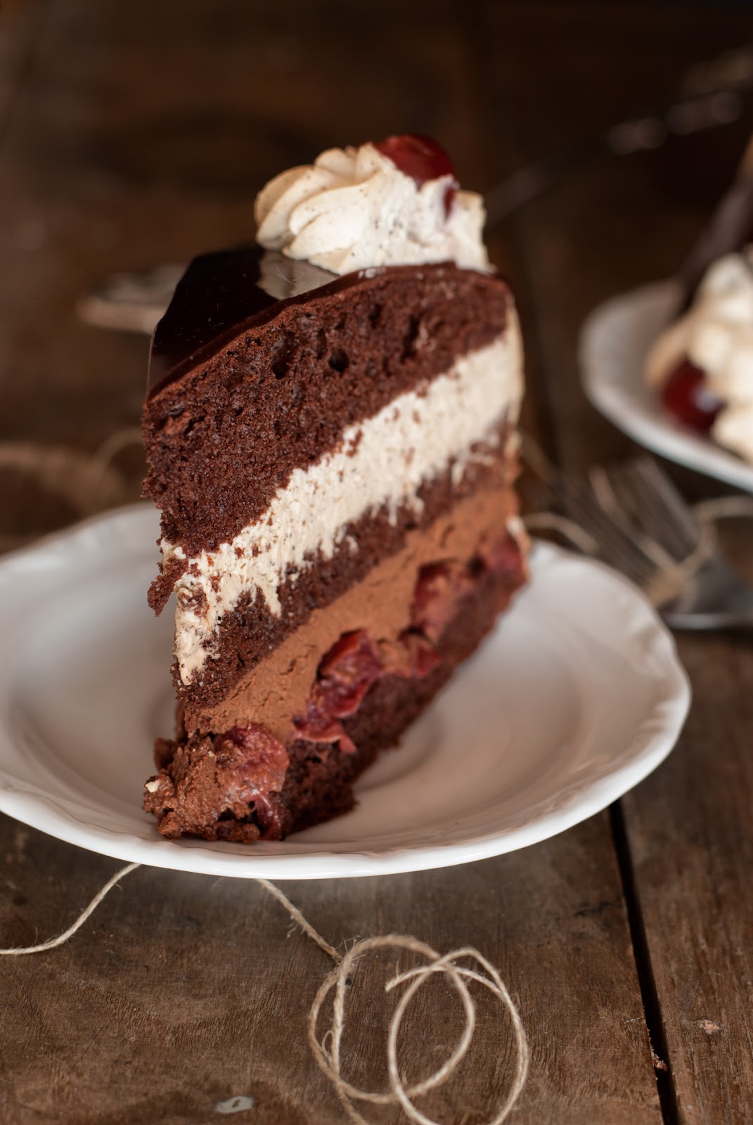 Bezglutenowy tort czekoladowo-kawowy