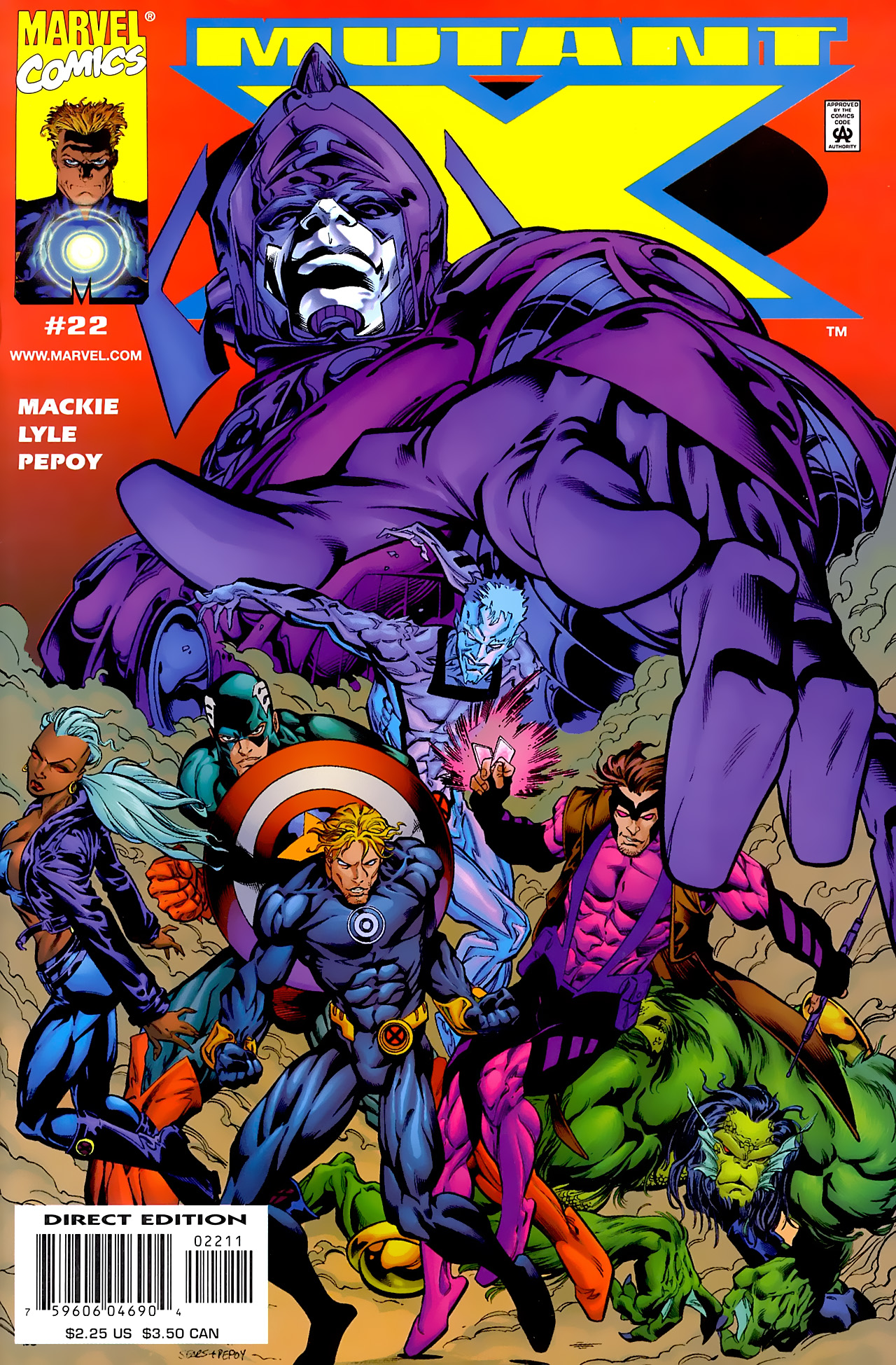 Read online Mutant X comic -  Issue #22 - 1