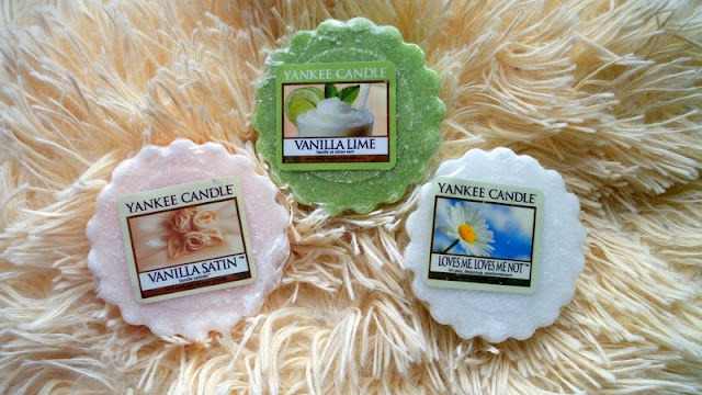 Yankee Candle: Vanilla Satin, Vanilla Lime, Loves Me, Loves Me Not